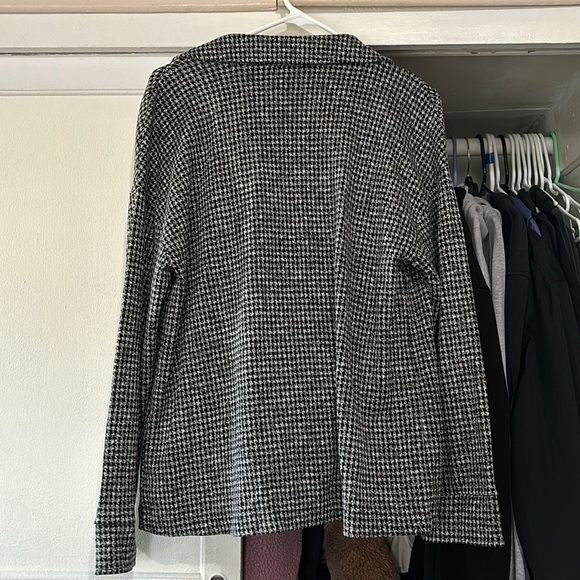 Madewell Brushed Knit Redford Blazer in Houndstooth Check - Picture 8 of 8